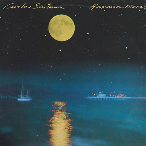 Santana - 1983 Havana Moon - LP  - 50 kr.